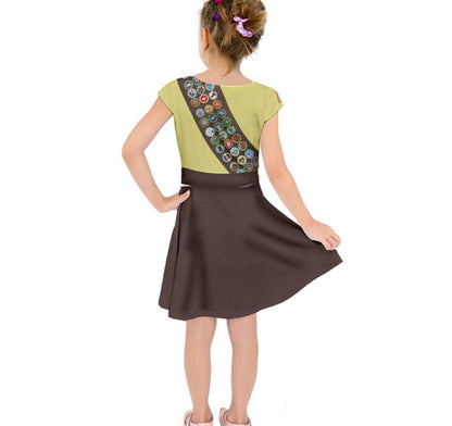 Kid&#39;s Russell Up Wilderness Explorer Inspired Short Sleeve Dress