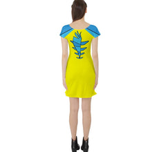Flounder The Little Mermaid Inspired Short Sleeve Skater Dress