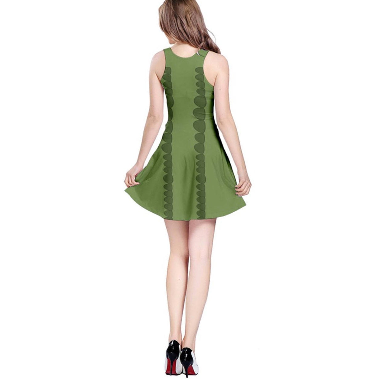 Tick Tock Croc Peter Pan Inspired Sleeveless Dress