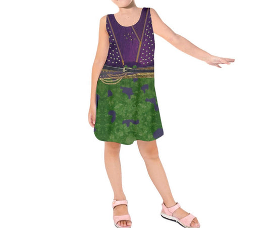 Kid&#39;s Mal Descendants Inspired Sleeveless Dress