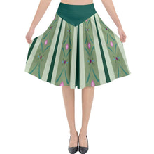 Anna Coronation Frozen Inspired Flared Midi Skirt