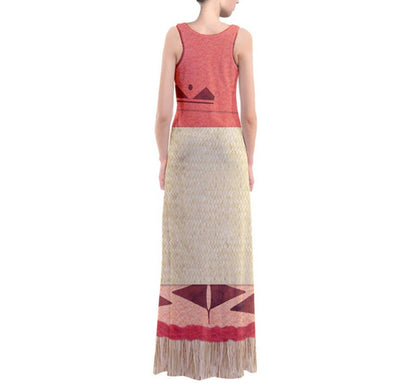 Grandma Tala Moana Inspired Sleeveless Maxi Dress