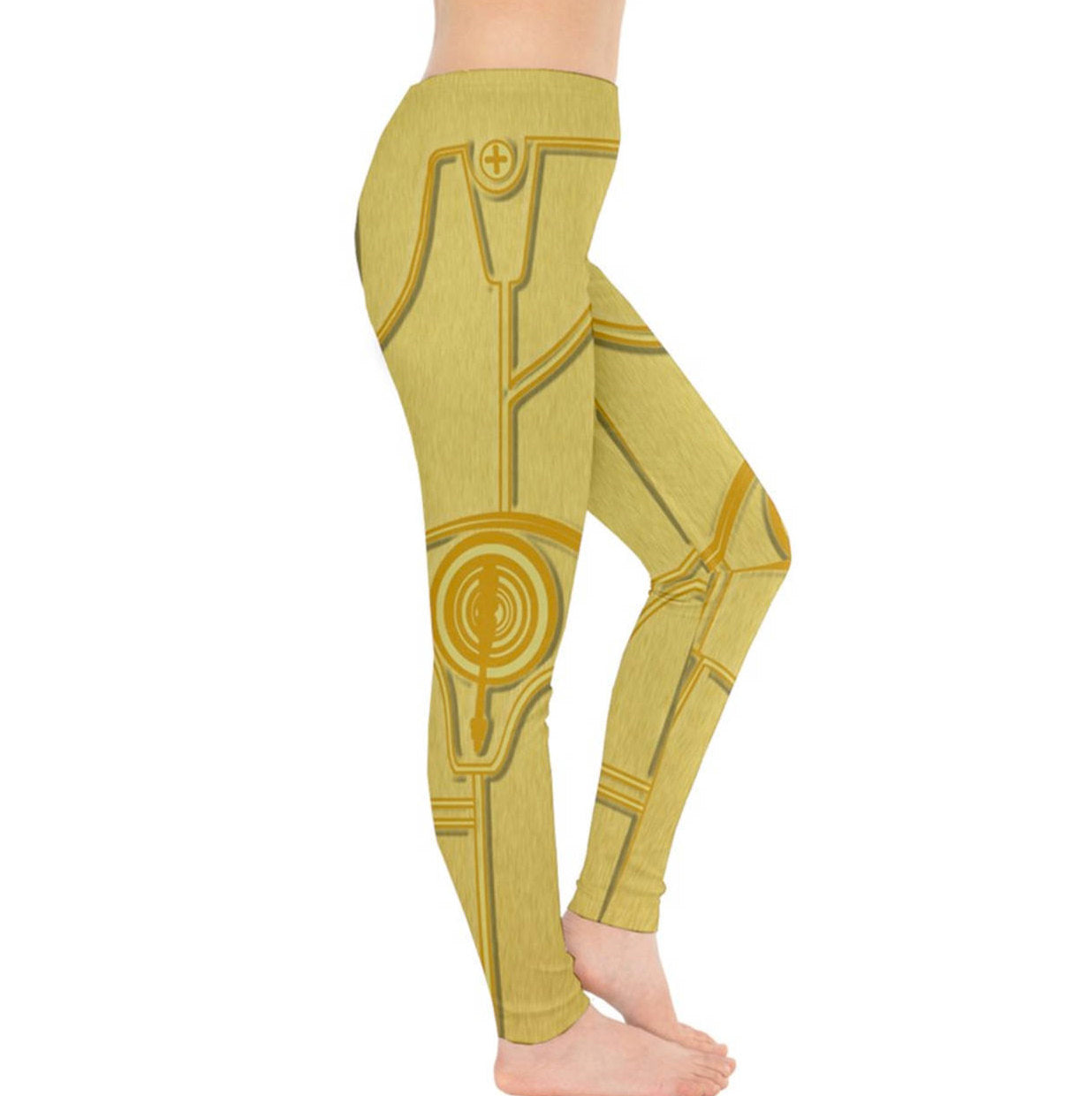 C3PO Inspired Leggings