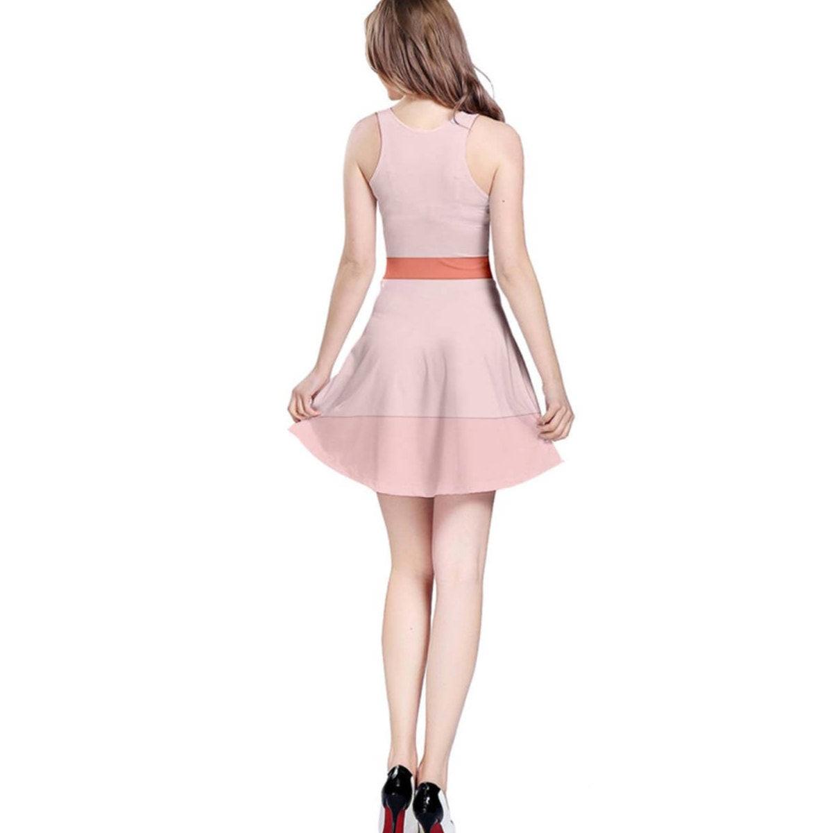 Charlotte Lottie La Bouff Inspired Sleeveless Flare Dress Kawaiian Pizza Apparel Charlotte Lottie La Bouff Inspired Sleeveless Flare Dress Kawaiian Pizza Apparel