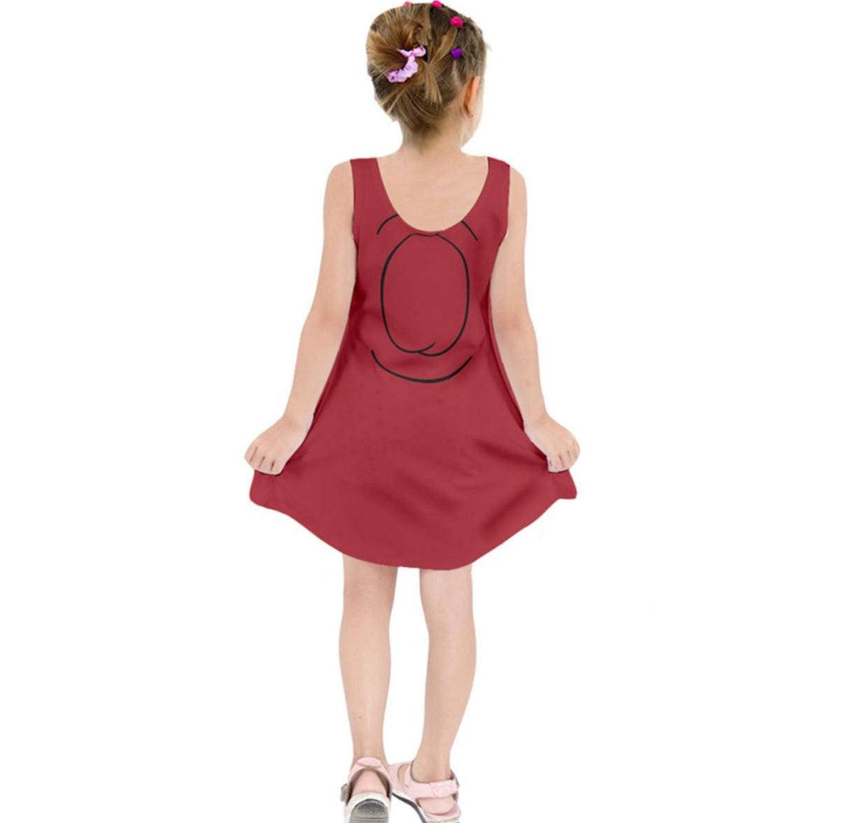 Kid's Sebastian The Little Mermaid Inspired Sleeveless Dress