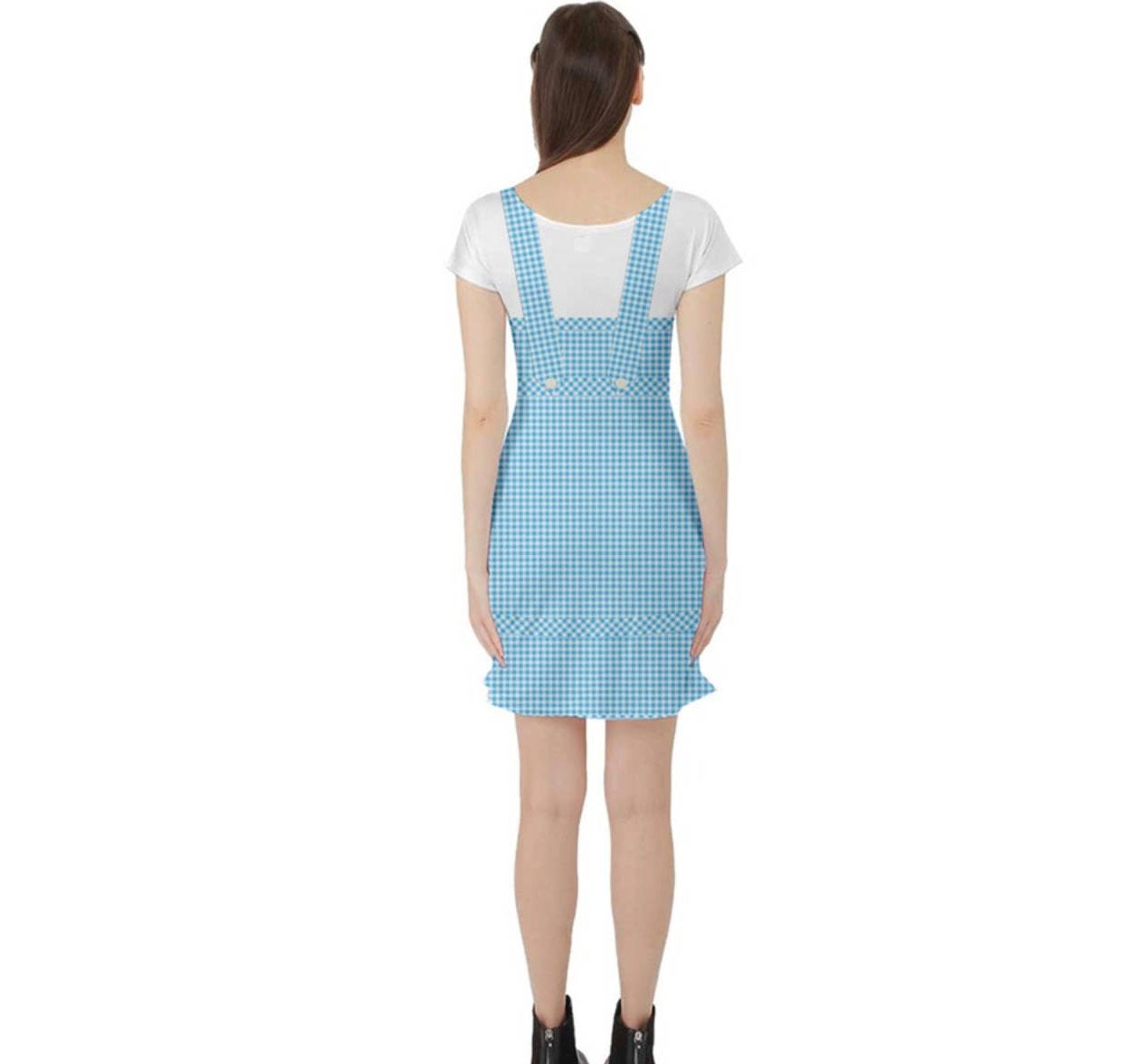 Dorothy Wizard of Oz Inspired Short Sleeve Skater Dress