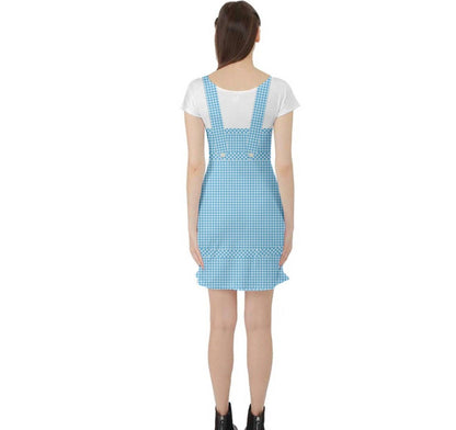 Dorothy Wizard of Oz Inspired Short Sleeve Skater Dress