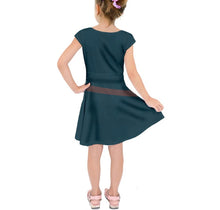Kid&#39;s Merida Brave Inspired Short Sleeve Dress