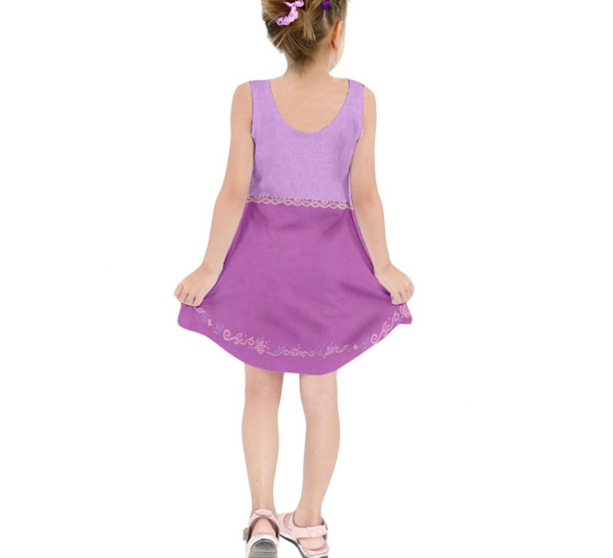 Kid&#39;s Rapunzel Tangled Inspired Sleeveless Dress