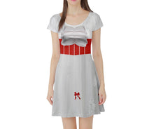 Mary Poppins Inspired Short Sleeve Skater Dress
