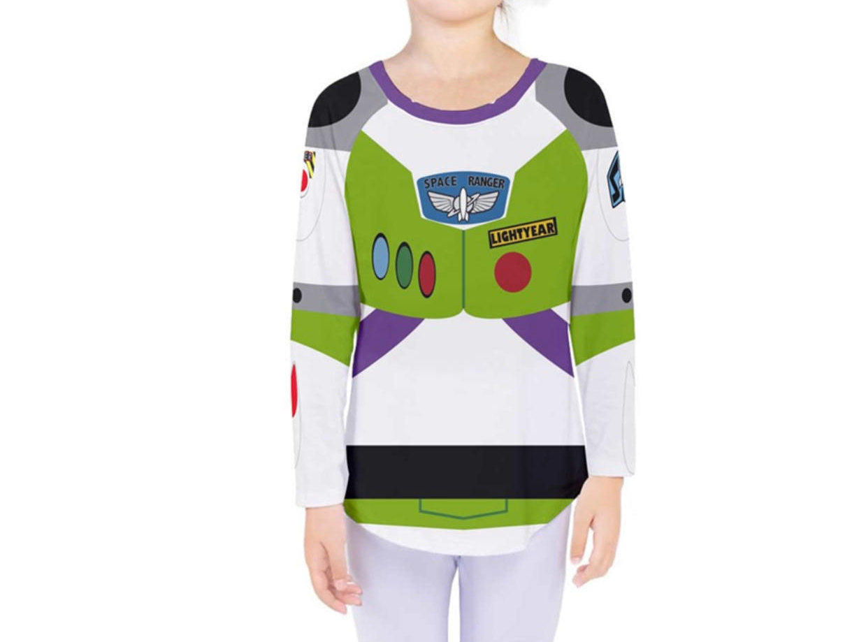 Kid&#39;s Buzz Lightyear Toy Story Inspired Long Sleeve Shirt