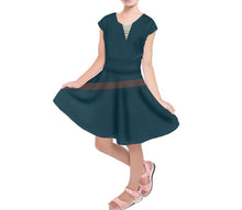 Kid&#39;s Merida Brave Inspired Short Sleeve Dress