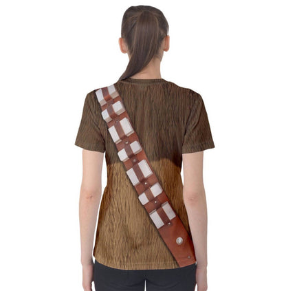 Women&#39;s Chewbacca Star Wars Inspired ATHLETIC Shirt
