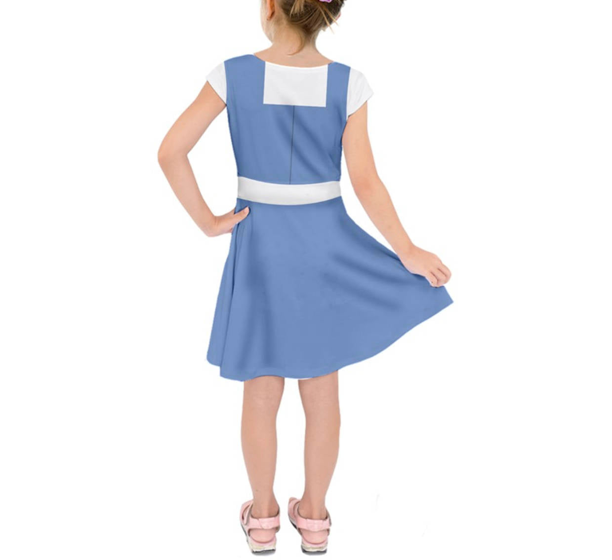 Kid&#39;s Town Belle Beauty and the Beast Inspired Short Sleeve Dress