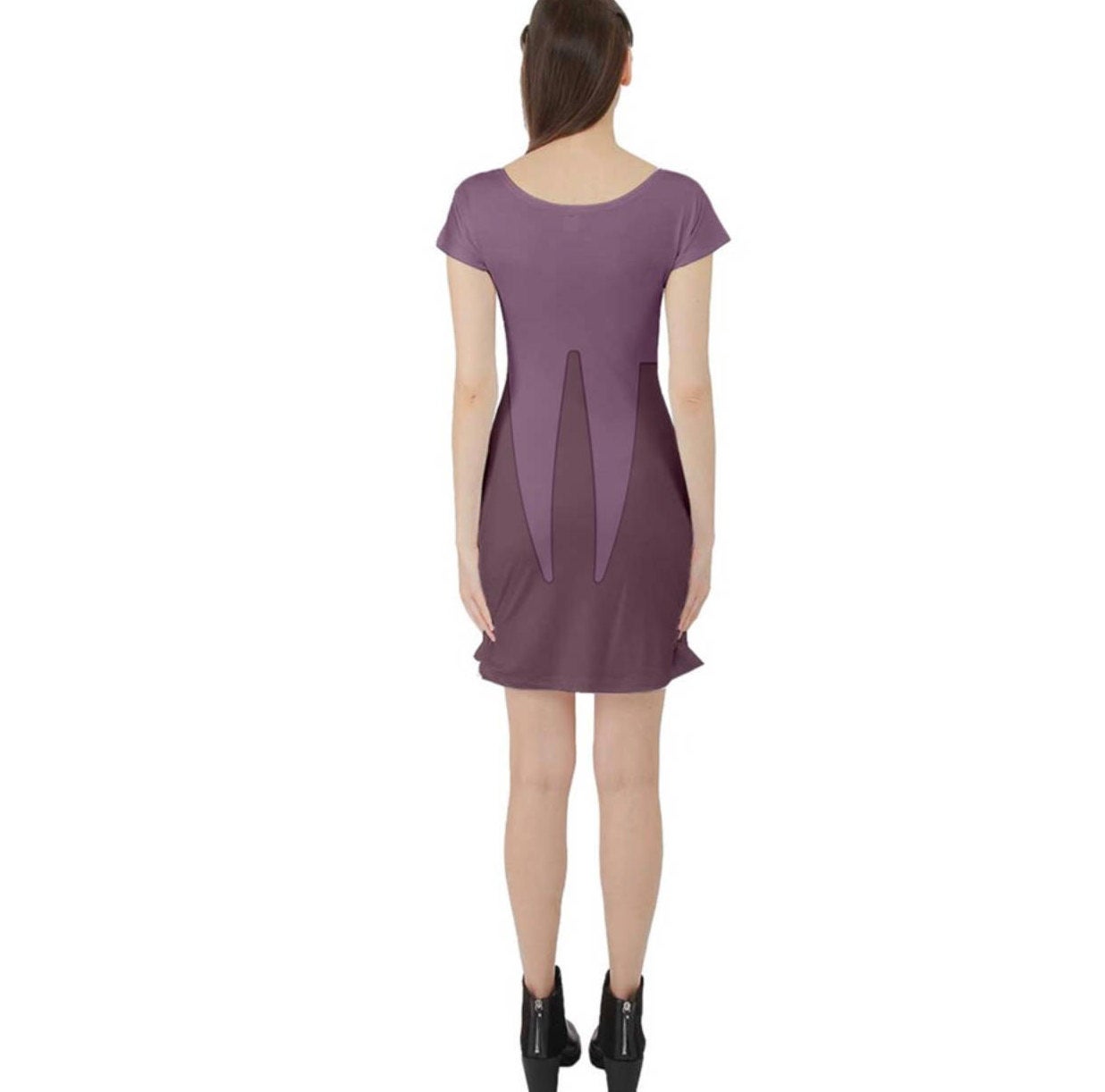 Dr. Facilier Shadow Man Princess and the Frog Inspired Short Sleeve Skater Dress