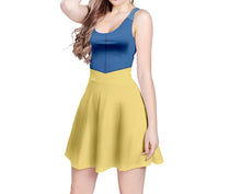 Snow White Inspired Sleeveless Dress