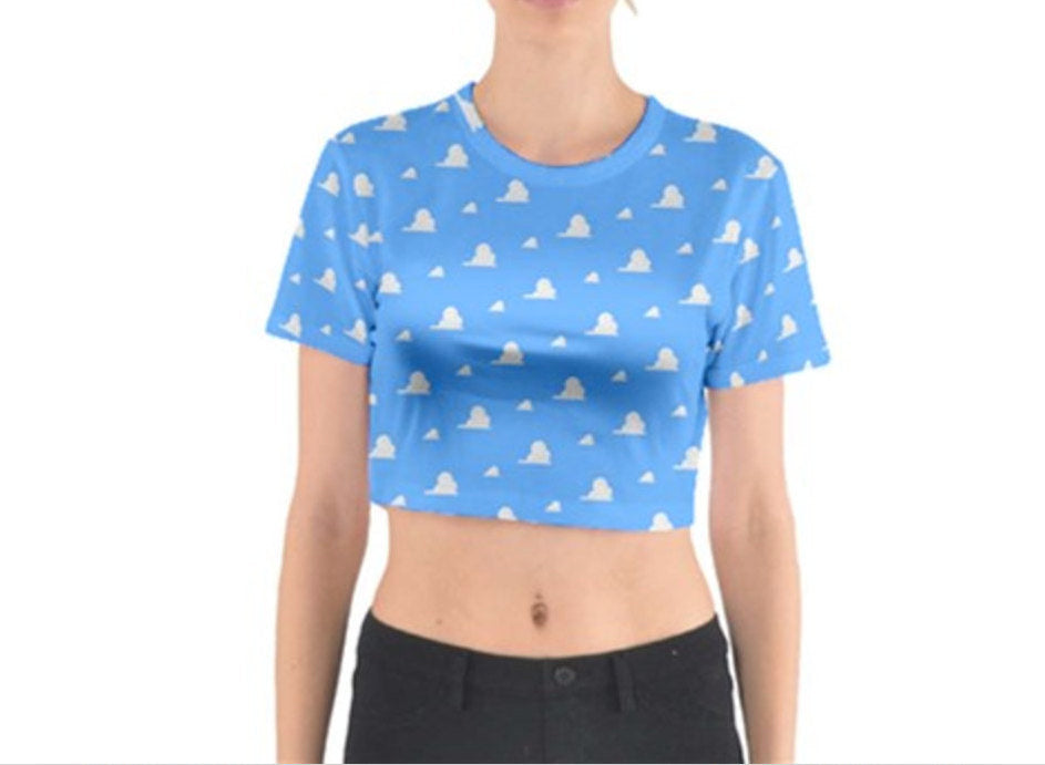 Toy Story Wallpaper Inspired Crop Top