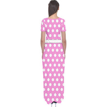 Minnie Inspired Short Sleeve Maxi Dress