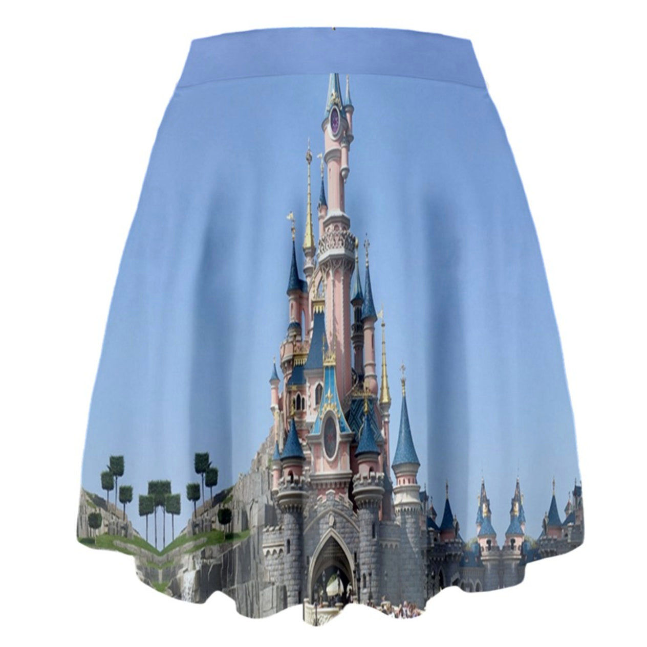 Disneyland Paris Castle Inspired High Waisted Skirt