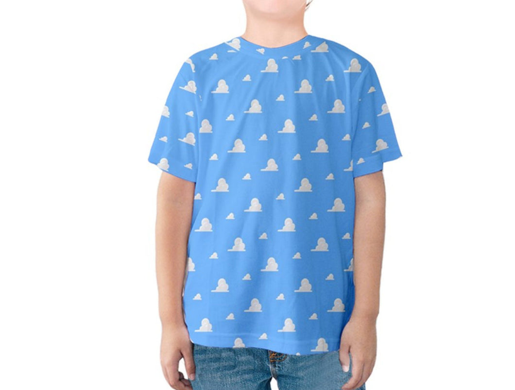 Kid's Andy's Room Toy Story Cloud Wallpaper Inspired Shirt