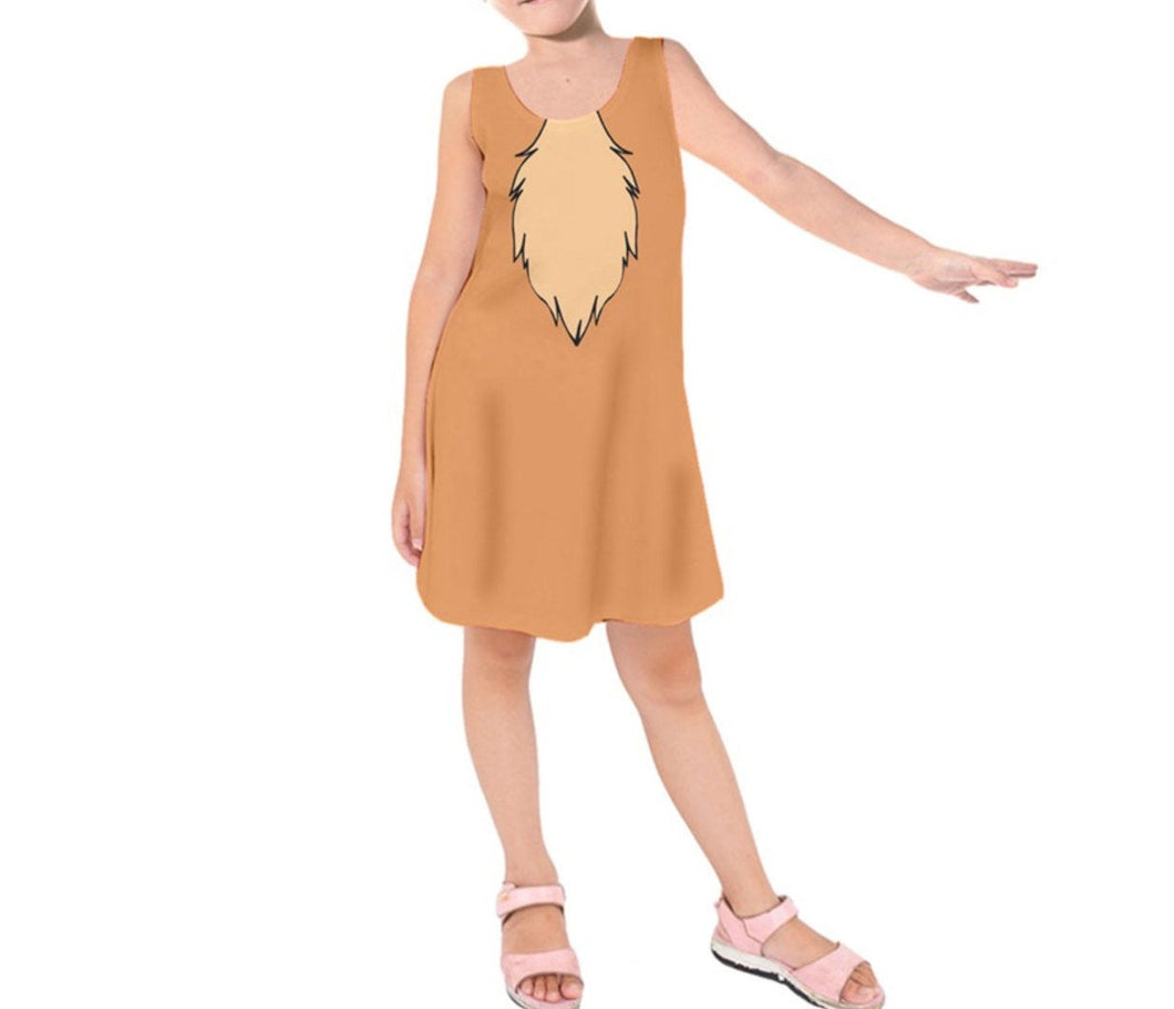 Kid's Lady Lady and the Tramp Inspired Sleeveless Dress