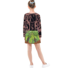 Kid&#39;s Maui Moana Inspired Long Sleeve Dress