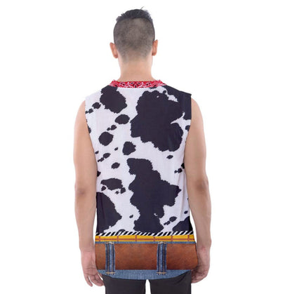Men&#39;s Woody Toy Story Inspired Athletic Tank Top