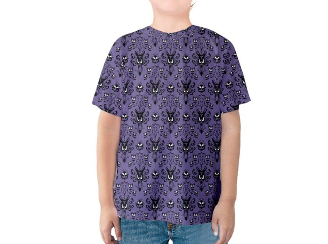 Kid's Haunted Mansion Wallpaper Inspired Shirt