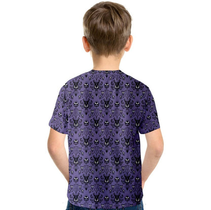 Kid&#39;s Haunted Mansion Wallpaper Inspired Shirt