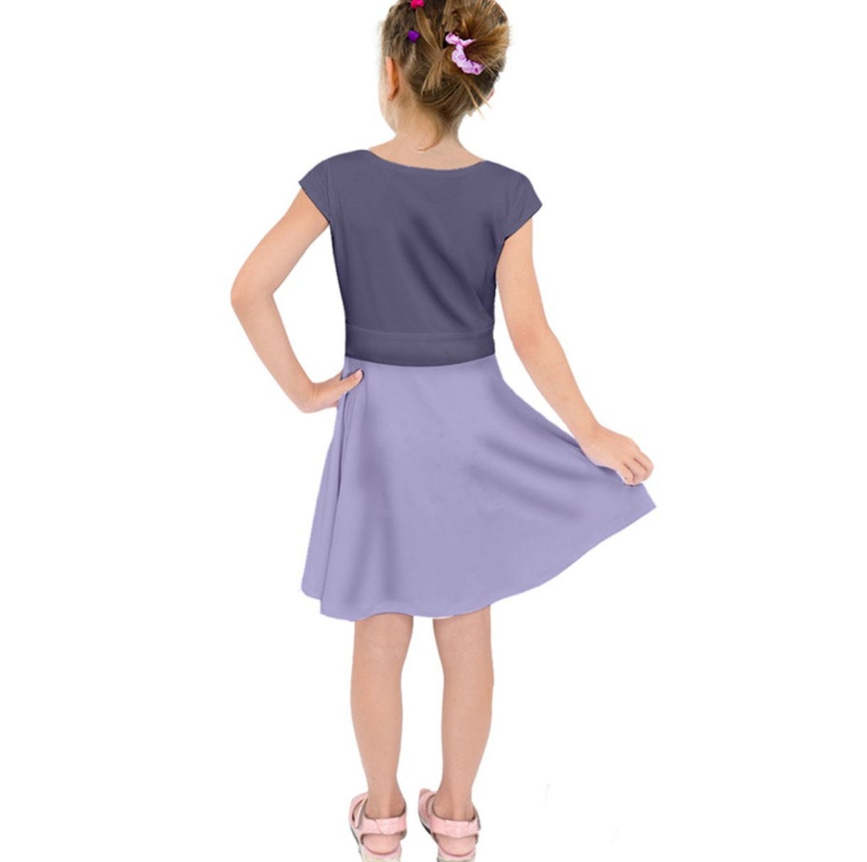 Kid&#39;s Vanessa The Little Mermaid Inspired Short Sleeve Dress