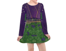 Kid&#39;s Mal Descendants 2 Inspired Long Sleeve Dress