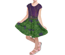 Kid&#39;s Mal Descendants 2 Inspired Short Sleeve Dress