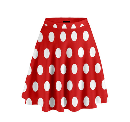 Minnie Inspired High Waisted Skirt