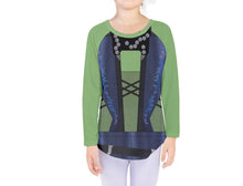 Kid&#39;s Gamora Guardians of the Galaxy Inspired Long Sleeve Shirt