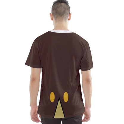 Men&#39;s Jiminy Cricket Pinocchio Inspired ATHLETIC Shirt