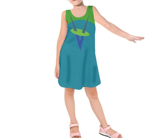 Kid&#39;s Voyd The Incredibles Inspired Sleeveless Dress
