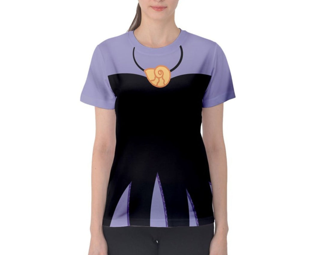 Women's Ursula (With Necklace) The Little Mermaid Inspired Shirt
