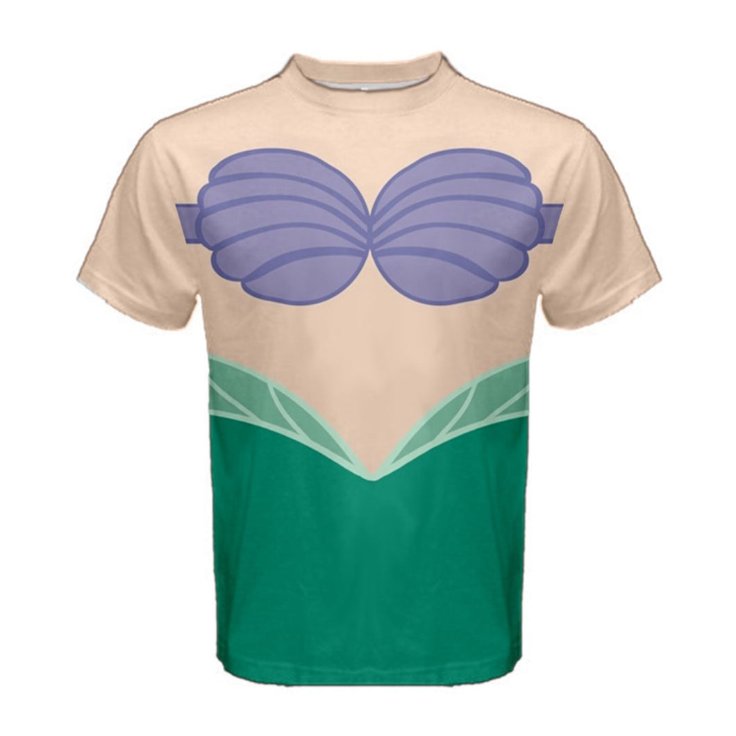 Men's Ariel The Little Mermaid Inspired Shirt