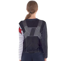 Women&#39;s Bucky Winter Soldier Captain America Inspired Long Sleeve Shirt