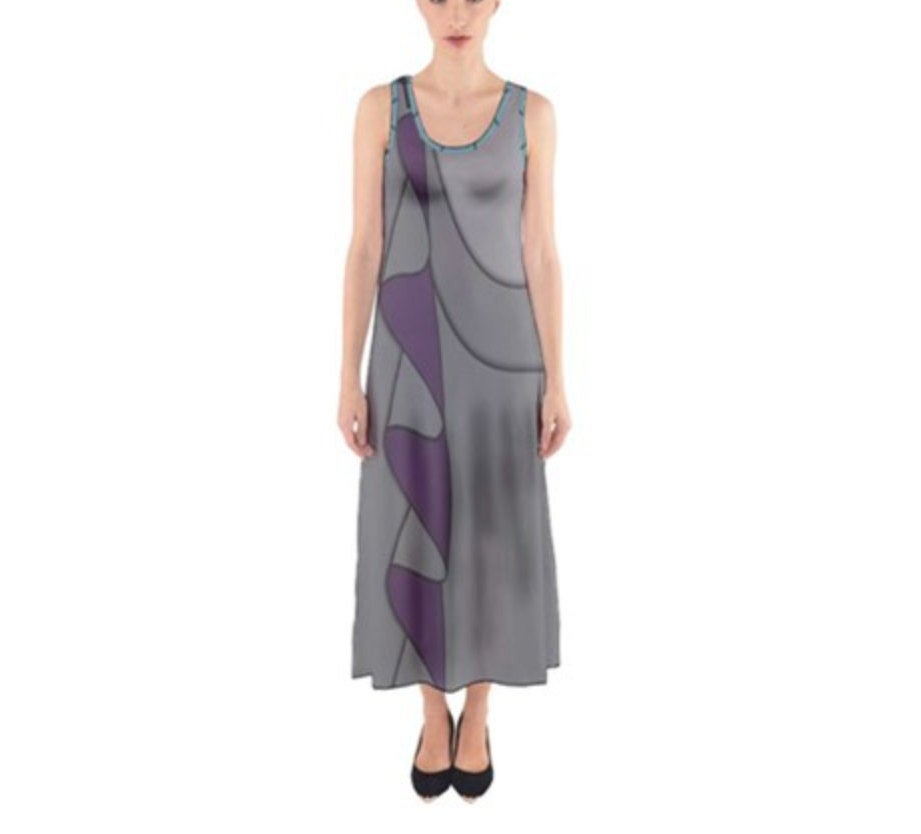 Hades Hercules Inspired Sleeveless Maxi Dress