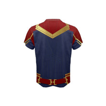Men&#39;s Captain Marvel Inspired ATHLETIC Shirt