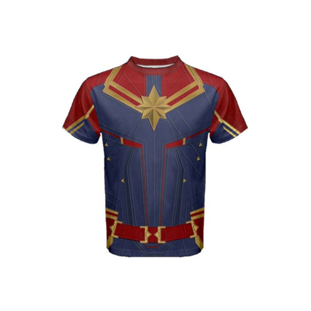 Men's Captain Marvel Inspired Shirt