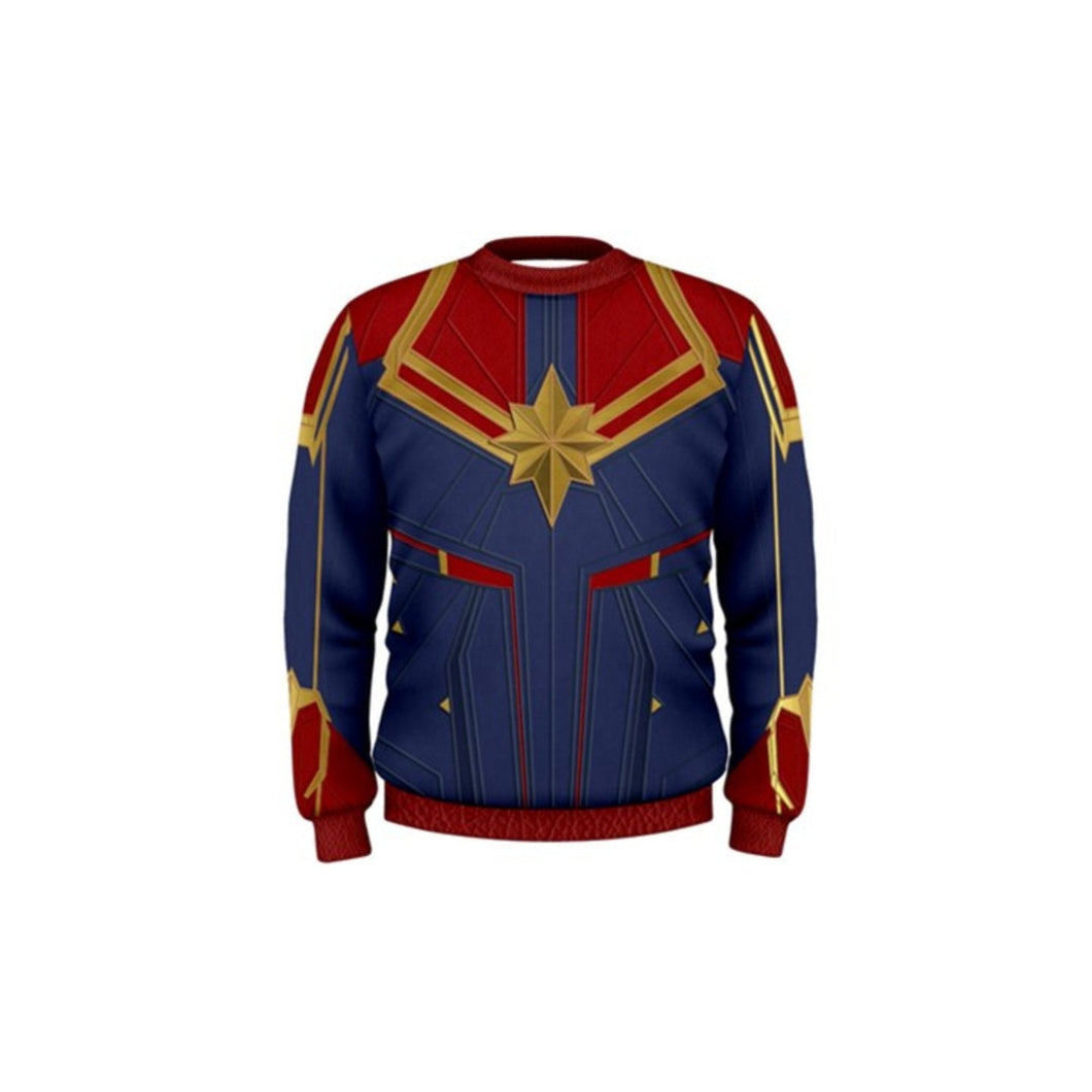 Men's Captain Marvel Crewneck Sweatshirt
