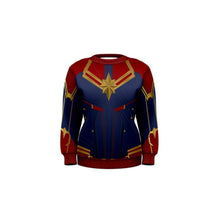 Women&#39;s Captain Marvel Crewneck Sweatshirt