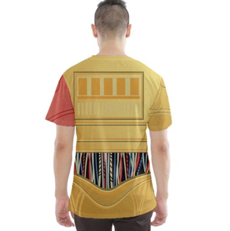 RUSH ORDER: Men's C3PO Star Wars Force Awakens Inspired ATHLETIC Shirt