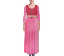 The Redhead Pirates of the Caribbean Inspired Quarter Sleeve Maxi Dress