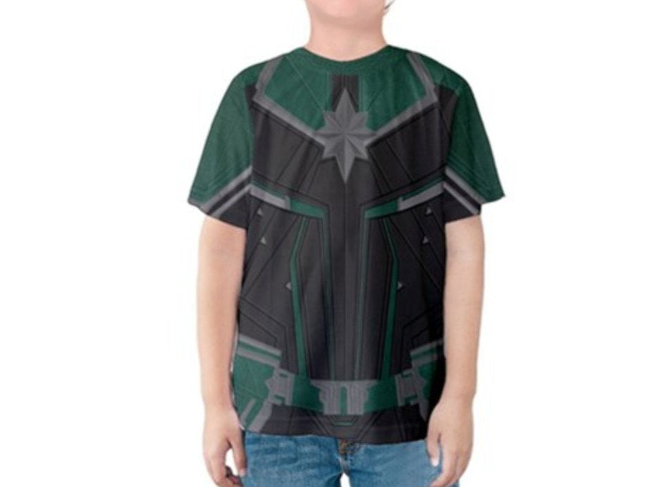 Kid's Captain Marvel Starforce Inspired Shirt
