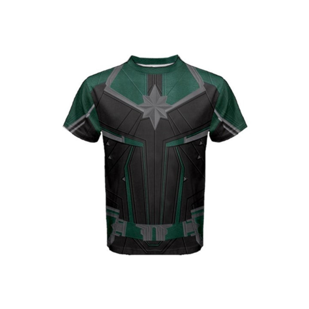 RUSH ORDER: Men's Captain Marvel Starforce Inspired ATHLETIC Shirt