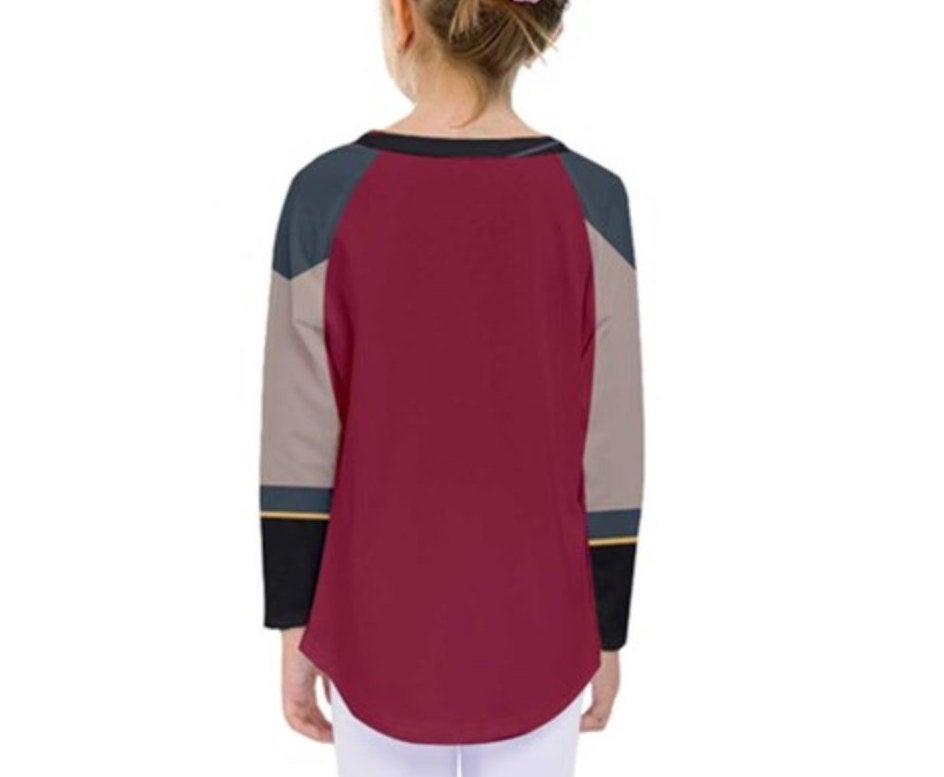 Kid&#39;s Li Shang Mulan Inspired Long Sleeve Shirt