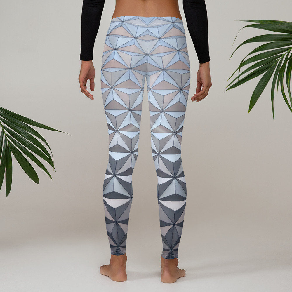 Epcot Spaceship Earth Inspired Leggings